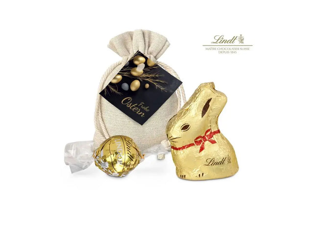 Goldenes Ostersäckchen – Luxuriöse Verpackung für Ostergeschenke TK Gruppe® Grosshandel 
