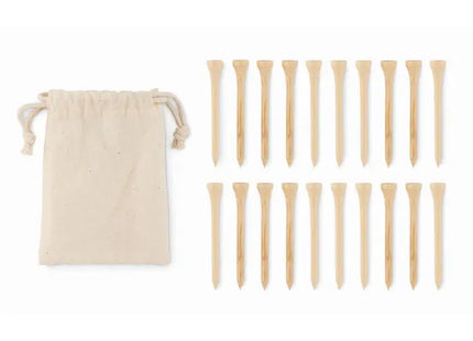 Golf Tees-Set BIRDIE in Beige – Robust & Umweltfreundlich für Golfer TK Gruppe® Grosshandel 