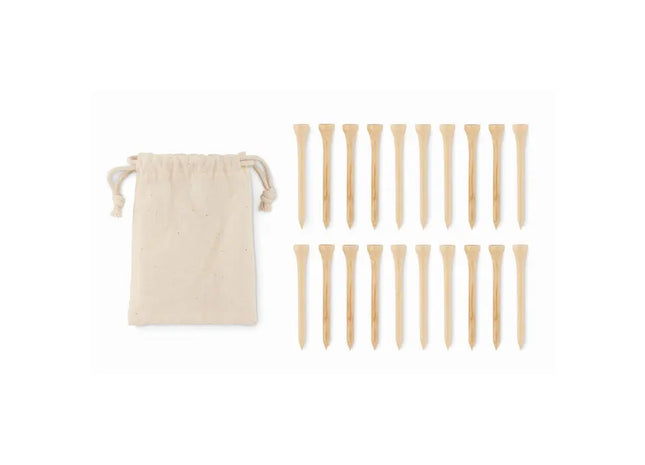 Golf Tees-Set BIRDIE in Beige – Robust & Umweltfreundlich für Golfer TK Gruppe® Grosshandel 