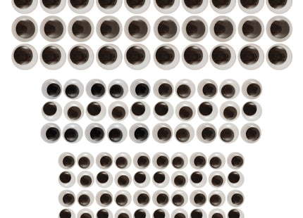 Googly Eyes Bastelset – verschiedene Größen, perfekt für DIY-Projekte und Dekorationen TK Gruppe® Grosshandel 