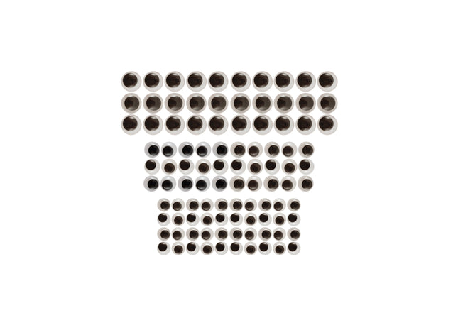 Googly Eyes Bastelset – verschiedene Größen, perfekt für DIY-Projekte und Dekorationen TK Gruppe® Grosshandel 