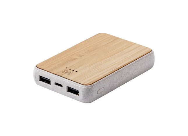 Gorix Powerbank in Beige - Tragbares Ladegerät für Unterwegs TK Gruppe® Grosshandel 