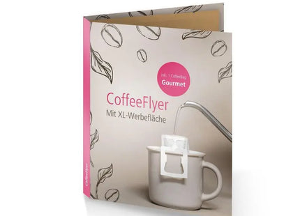 Gourmet CoffeeFlyer in Naturbraun – Einzigartig & Nachhaltig Gestaltet TK Gruppe® Grosshandel 