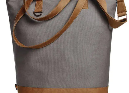 Grau-Brauner LIFE Shopper – Elegant & Praktisch für den Alltag TK Gruppe® Grosshandel 