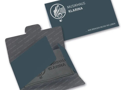 Grau Microfaser-Prägetuch 20x20 cm - Inklusive Blindprägung, Hochwertig & Vielseitig TK Gruppe® Grosshandel 