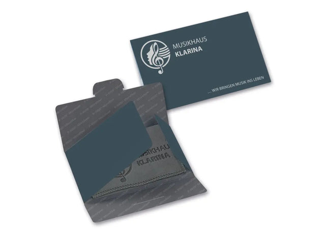 Grau Microfaser-Prägetuch 20x20 cm - Inklusive Blindprägung, Hochwertig & Vielseitig TK Gruppe® Grosshandel 