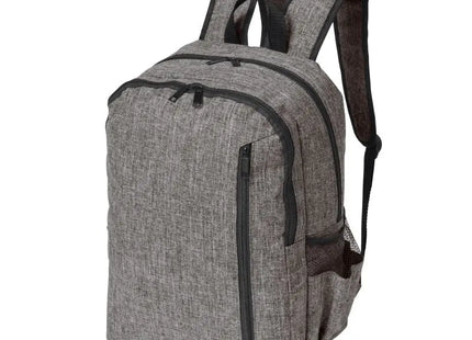 Grau-Schwarzer Rucksack DONEGAL - Stilvoller und Robuster Alltagsbegleiter TK Gruppe® Grosshandel 