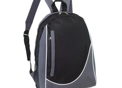 Grau-Schwarzer Rucksack POP - Stilvoller und Funktionaler Begleiter für Alltag und Freizeit TK Gruppe® Grosshandel 