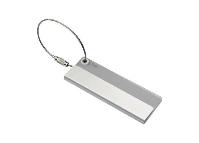 Grau-Silberner Kofferanhänger RE98-BORGOU – Stilvoll & Praktisch, Robust TK Gruppe® Grosshandel 