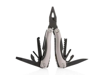 Vielseitiges Hartgriff Multitool - Schwarz/Grau: Praktisch, Robust, Kompakt für Alltag und Outdoor TK Gruppe® Grosshandel 