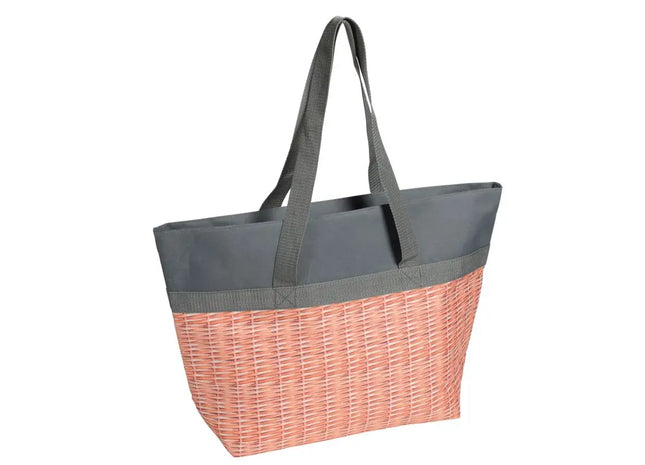 Graue BASKET Kühltasche - Stilvoll & Vielseitig TK Gruppe® Grosshandel 