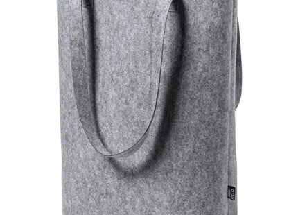 Graue Biggy RPET Einkaufstasche – Große, umweltfreundliche Tragetasche für nachhaltigen Einkauf TK Gruppe® Grosshandel 