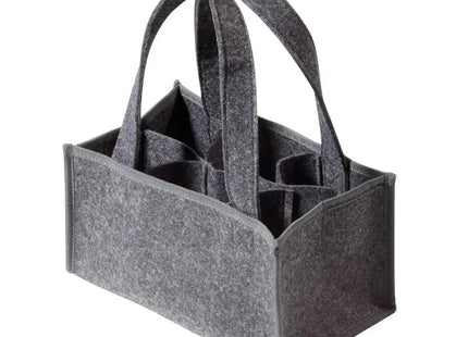 Graue Filz-Flaschentasche – Modern & Praktisch TK Gruppe® Grosshandel 