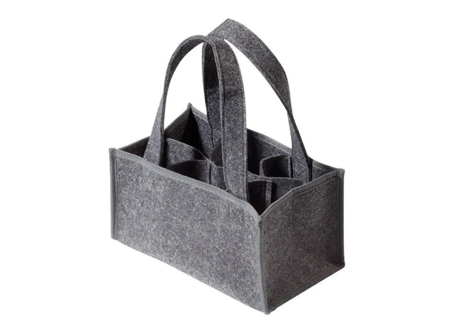 Graue Filz-Flaschentasche – Modern & Praktisch TK Gruppe® Grosshandel 