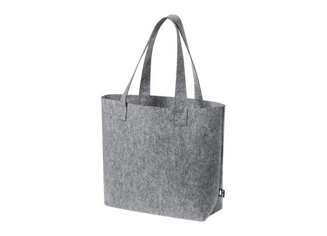 Graue RPET Einkaufstasche - Umweltfreundliche Tragetasche aus recyceltem Material TK Gruppe® Grosshandel 