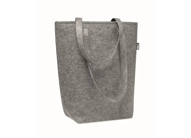 Graue Shopping Tasche RPET-Filz TASLO – Nachhaltig, robust, stilvoll, vielseitig TK Gruppe® Grosshandel 
