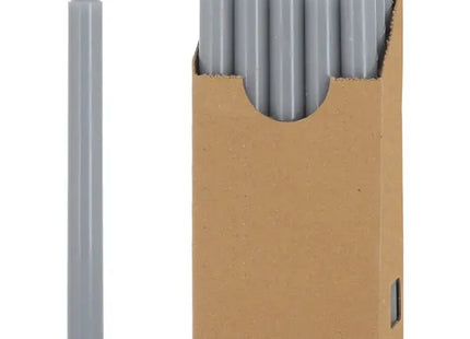 Graue Stabkerzen, 22cm, 20er Pack im Display - Elegante Moderne Beleuchtung TK Gruppe® Grosshandel 