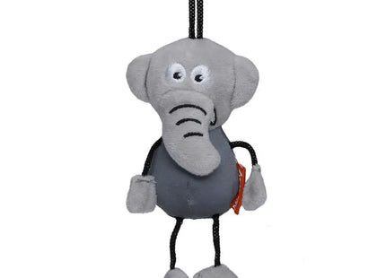 Grauer MiniFeet Reflex-Elefant: Niedlicher Reflektor für sicheres Gehen in der Dämmerung TK Gruppe® Grosshandel 