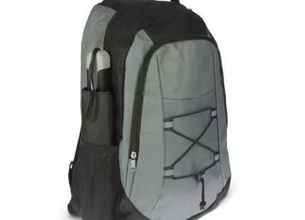 Grauer R-PET Rucksack 25L mit Kordelzug – Umweltfreundlich & Stilvoll TK Gruppe® Grosshandel 