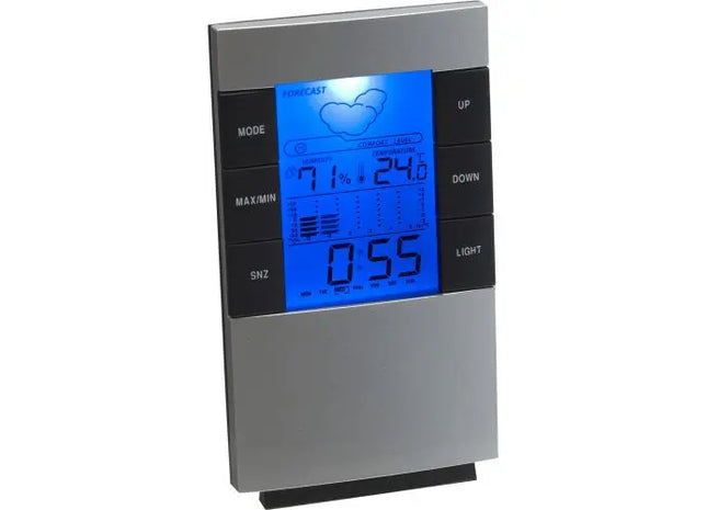 Griffin Synthetik-Klimamessstation in Silberoptik TK Gruppe® Grosshandel 