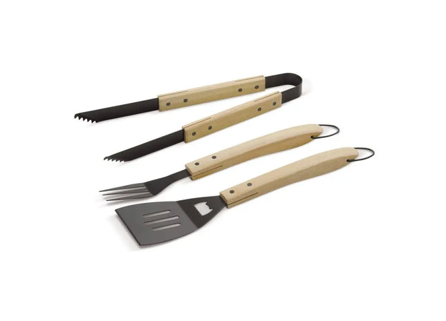 Grillset in Holzoptik - robust und elegant für Grillmeister TK Gruppe® Grosshandel 
