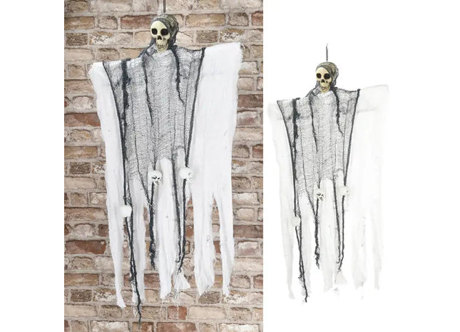 Grim Reaper Statue - Snow White, Approx. 100cmH - Top Picks for Gothic Decor & Altar Enhancements (96 Zeichen) TK Gruppe® Grosshandel 