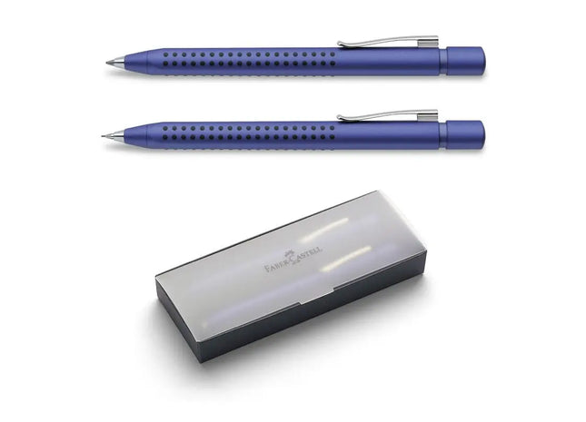 Grip 2011 Schreibset - Druckkugelschreiber & Druckbleistift, Blau, Ergonomisch TK Gruppe® Grosshandel 