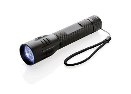 Große 3W Cree LED Taschenlampe, Schwarz, Hochleistungslicht, Robust TK Gruppe® Grosshandel 