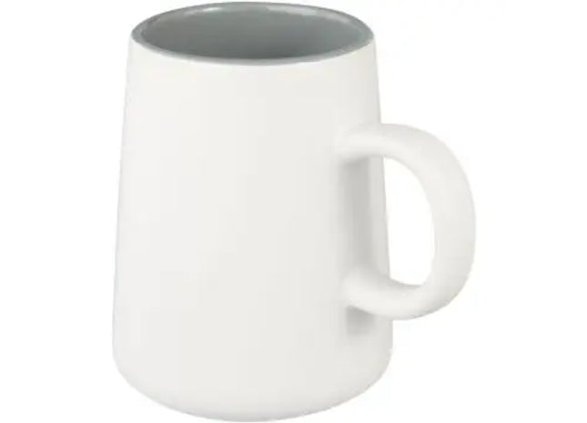 Große 450ml Joe Keramiktasse - weiß Stilvolle Tasse für Kaffee, Tee & heiße Getränke TK Gruppe® Grosshandel 