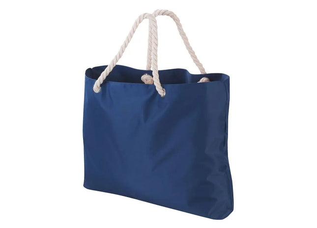 Große Blaue Miami Beach Strandtasche – Geräumig & Stilvoll TK Gruppe® Grosshandel 