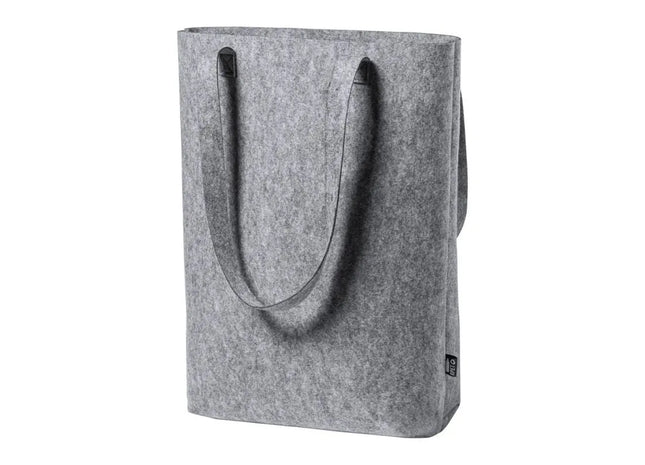 Große Einkaufstasche aus recyceltem PET-Material - Grau TK Gruppe® Grosshandel 