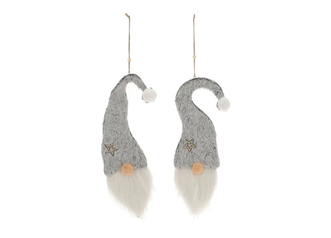 Große Hängewichtel, 2er-Set, Höhe ca. 37cm - Verspielte Dekoanhänger TK Gruppe® Grosshandel 