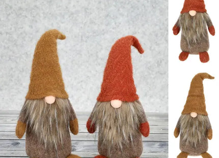 Große Herbst Wichtel – 2er Set, Dekorative Figuren, ca. 14x36cm, Saisonale Herbstdekoration TK Gruppe® Grosshandel 