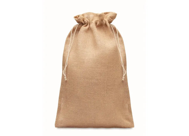 Große Jute Tasche 30x47 cm JUTE LARGE - beige - umweltfreundlich und stilvoll für den Alltag TK Gruppe® Grosshandel 