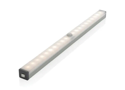 Große LED-Sensorleiste, wiederaufladbar, mit Bewegungserkennung - Silber TK Gruppe® Grosshandel 