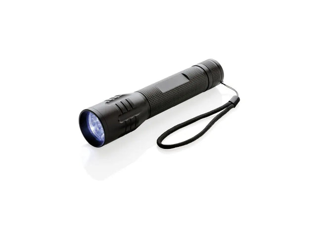 Große LED-Taschenlampe 3W Cree - Schwarz - Stark, Robust und Vielseitig für Outdoor-Abenteuer TK Gruppe® Grosshandel 