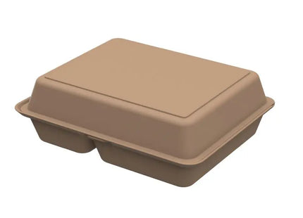 Große Menübox ToGo - Beständiges Braun, Robust & Stilvoll, Perfekt für Unterwegs TK Gruppe® Grosshandel 
