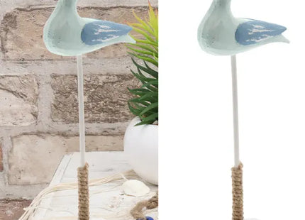 Große Möwe auf Standfuß - ca. 36cm Hoch, Maritime Dekoration TK Gruppe® Grosshandel 