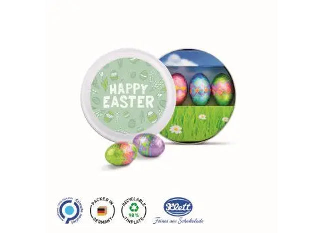 Große Osterdose mit Schoko-Ostereiern – Perfektes Geschenk für die Feiertage TK Gruppe® Grosshandel 