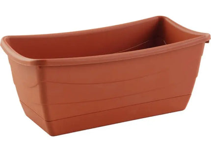 Große Pflanzschale 26cm, quadratisch in Terrakotta-Farbe - Geräumig & Dekorativ TK Gruppe® Grosshandel 