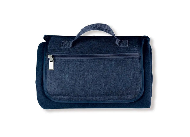 Große Picknick-Decke in Dunkelblau - 170x130 cm, Wasserabweisend TK Gruppe® Grosshandel 