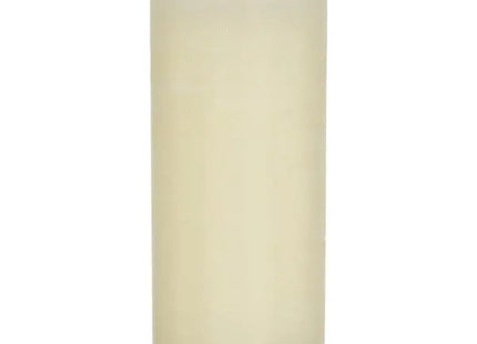 Große Rustic Stumpenkerze in Creme, 7x15cm – Elegantes Kerzenlicht TK Gruppe® Grosshandel 