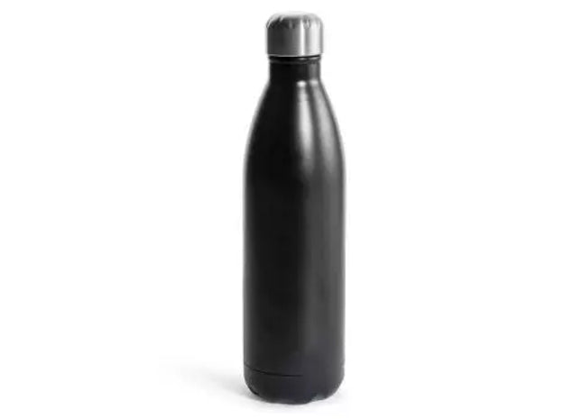Große Sagaform Nils Stahlflasche 750ml in Edlem Schwarz TK Gruppe® Grosshandel 