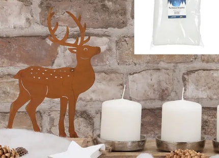 Große Schneematte für Dekorationen, 125 x 125 cm – Perfekt für Winterlandschaften TK Gruppe® Grosshandel 