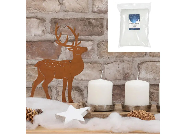 Große Schneematte für Dekorationen, 125 x 125 cm – Perfekt für Winterlandschaften TK Gruppe® Grosshandel 