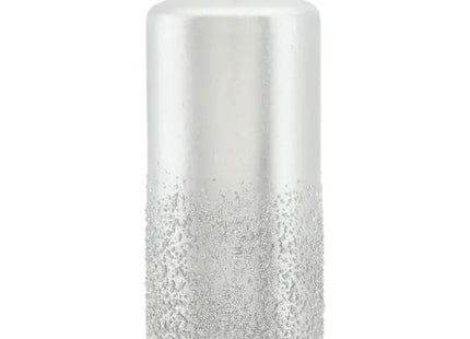 Große Silberne Glitzer Stumpenkerze, Metallic, 15cm - Dekorativer Blickfang TK Gruppe® Grosshandel 