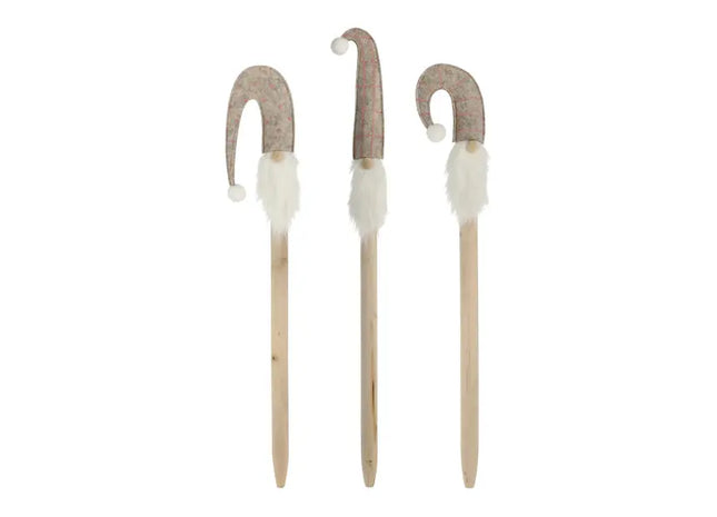 Große Steckwichtel 65-75 cm, Set aus 3 - Perfekt für Garten & Deko TK Gruppe® Grosshandel 