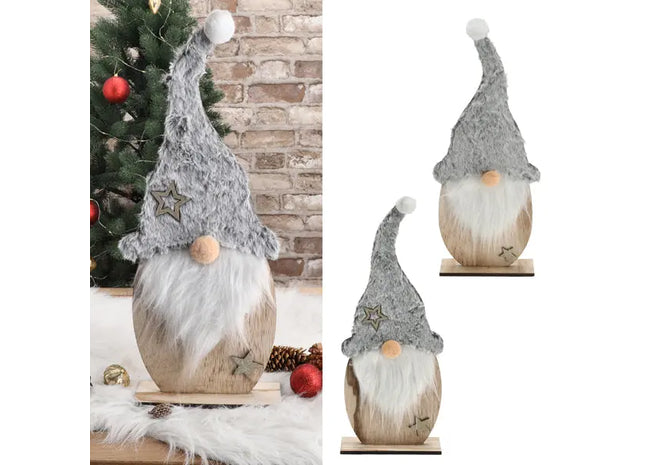 Große Stehende Wichtel, 2er-Set, 44cm Hoch - Dekorative Gartenfiguren TK Gruppe® Grosshandel 