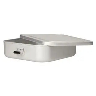 Große Vorratsdose Quadrado in Silber – Elegant & Praktisch TK Gruppe® Grosshandel 
