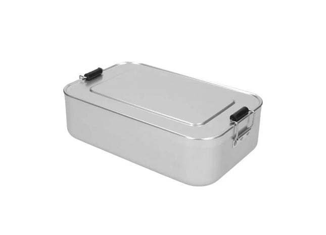 Große Vorratsdose aus Aluminium in Silber – Robust & Stilvoll für jede Küche TK Gruppe® Grosshandel 